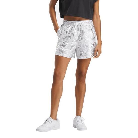 WOMENS B-BALL OFF-COURT ALLOVER PRINT SHORTS 5