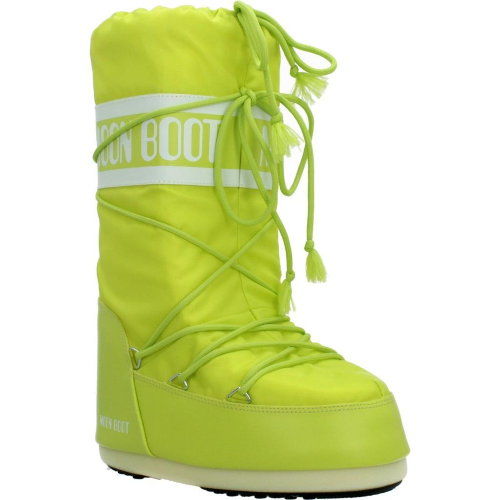Bottes Moon Boot Modèle Icon Nylon Couleur Jaune 5/5