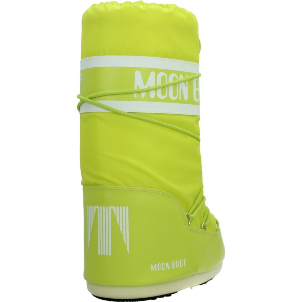 Bottes Moon Boot Modèle Icon Nylon Couleur Jaune 3/5