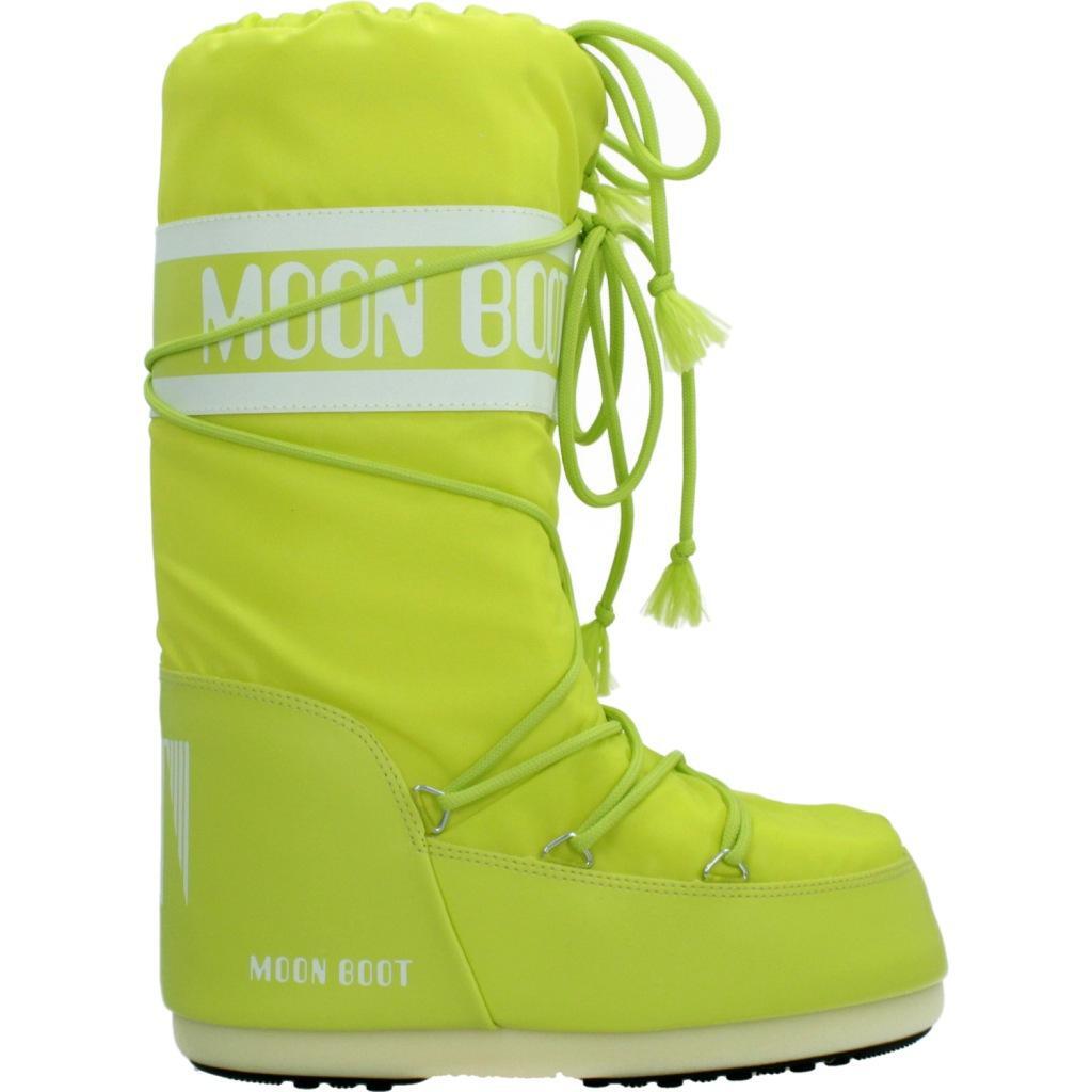Bottes Moon Boot Modèle Icon Nylon Couleur Jaune 4/5