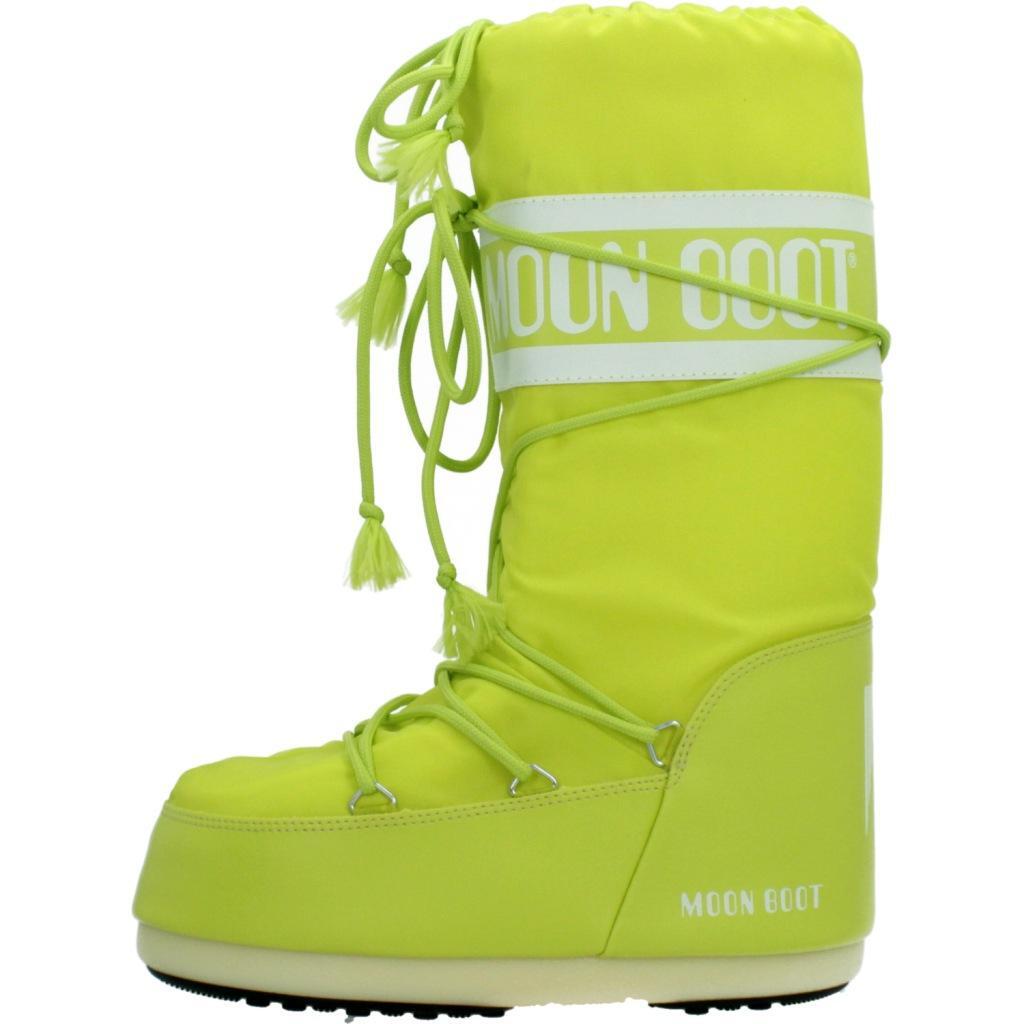 Bottes Moon Boot Modèle Icon Nylon Couleur Jaune 2/5