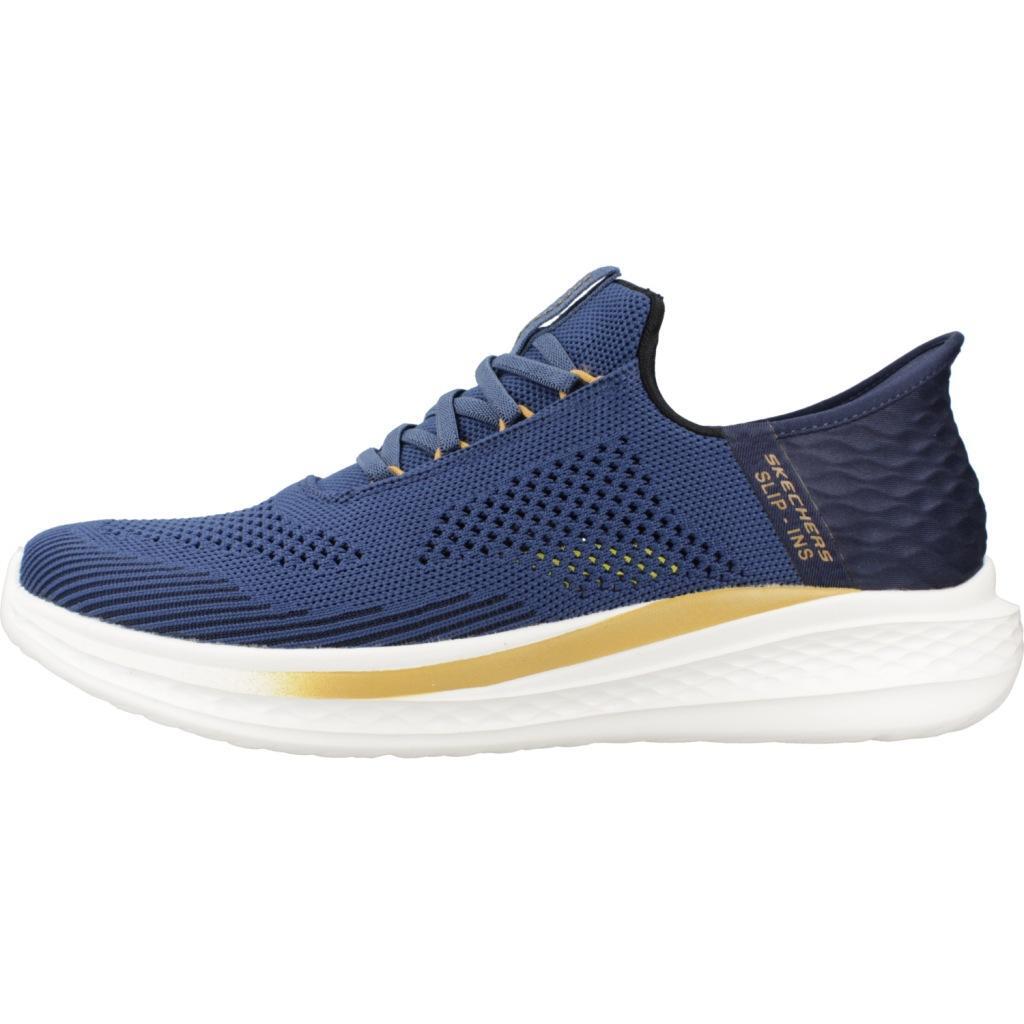 Baskets Skechers Modèle Slip-ins 210810s Slade Couleur Bleu 2/5
