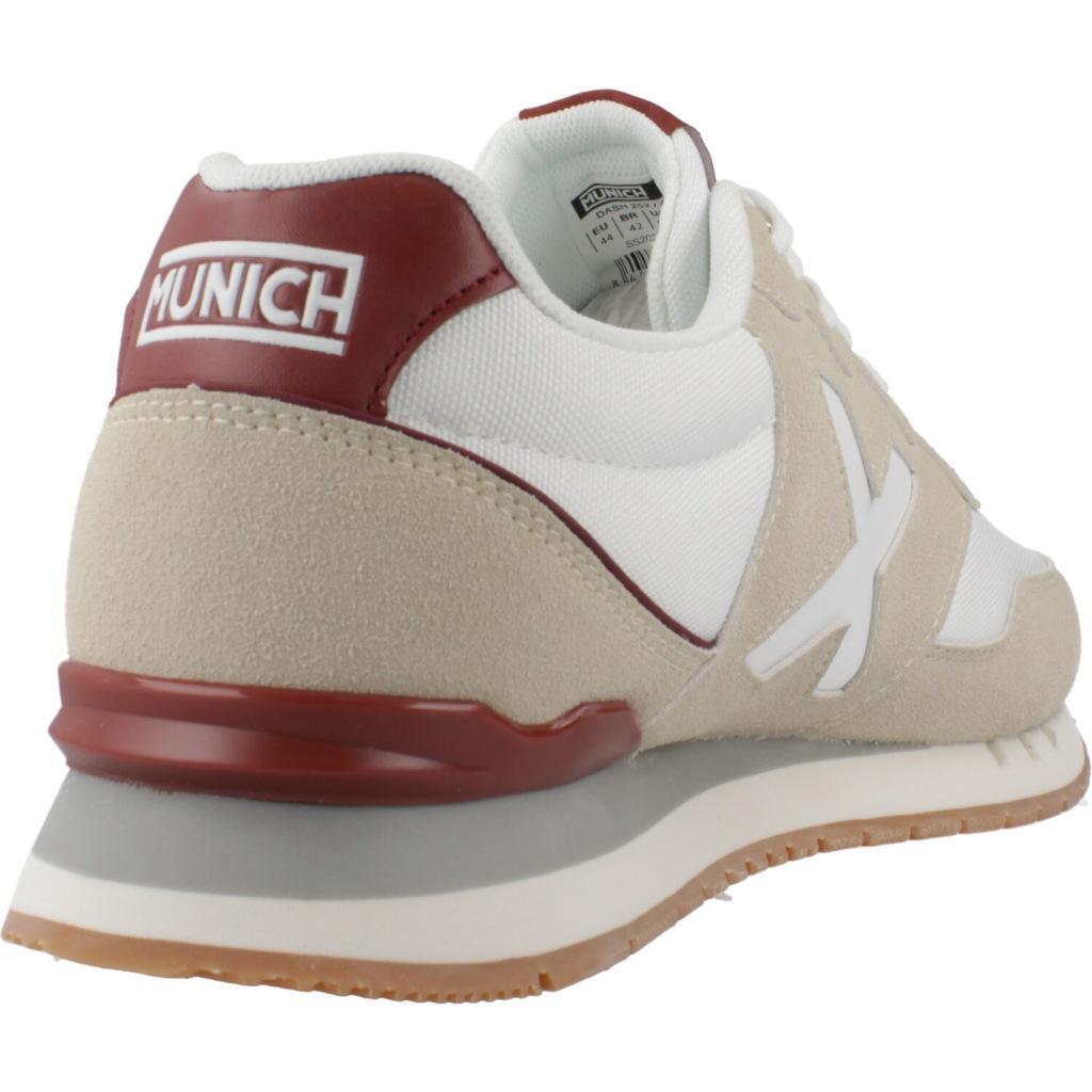 Baskets Munich Modèle Dash Couleur Beige 3/5