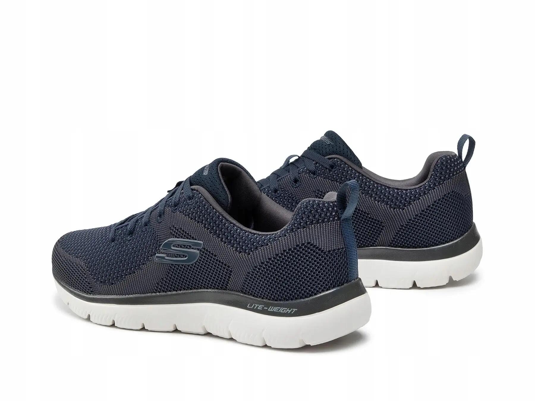 Skechers Herren Schnürschuh Summits Brisbane in blau 4/5