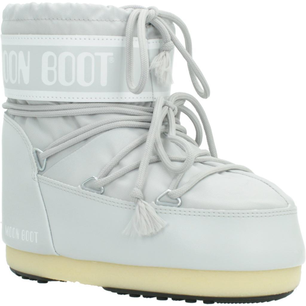 Bottes Moon Boot Modèle Mb Icon Low Ny Couleur Gris 5/5
