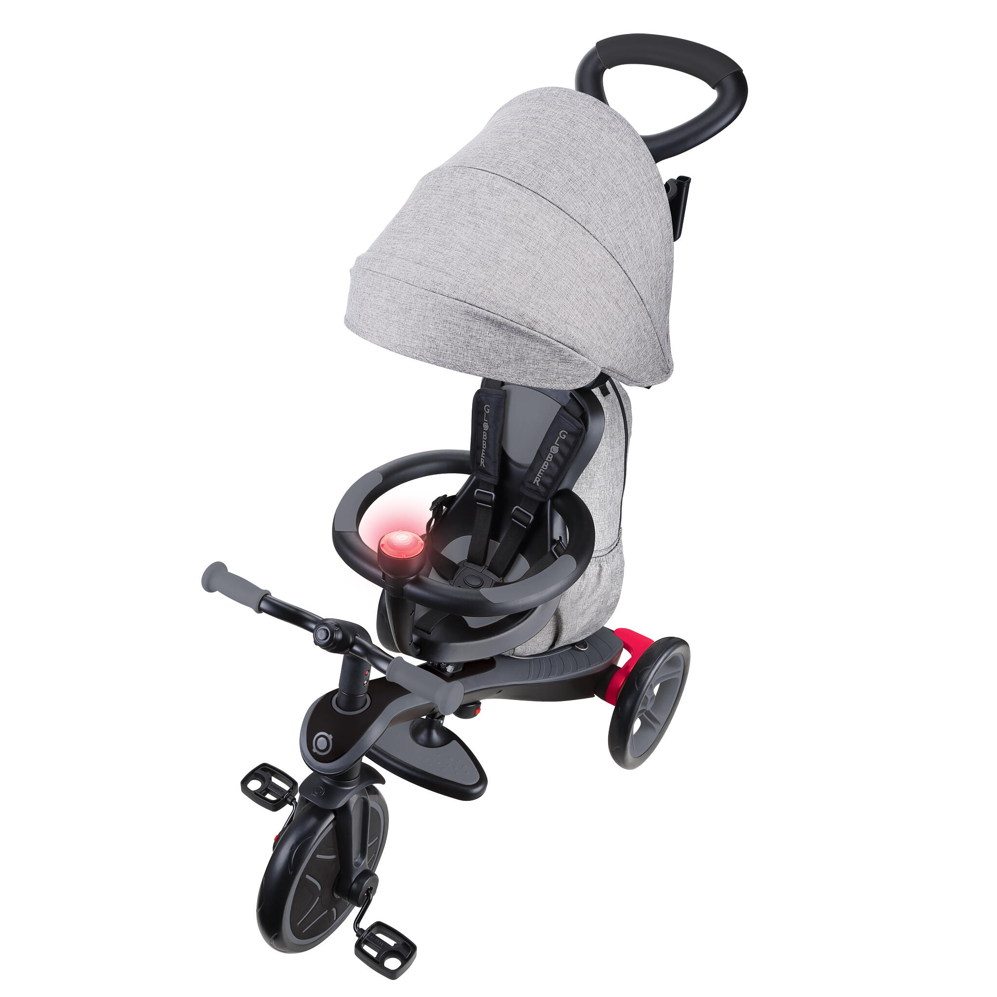 Scooter  Trike Explorer 4 in 1 Deluxe Play  Black Grey 7/7