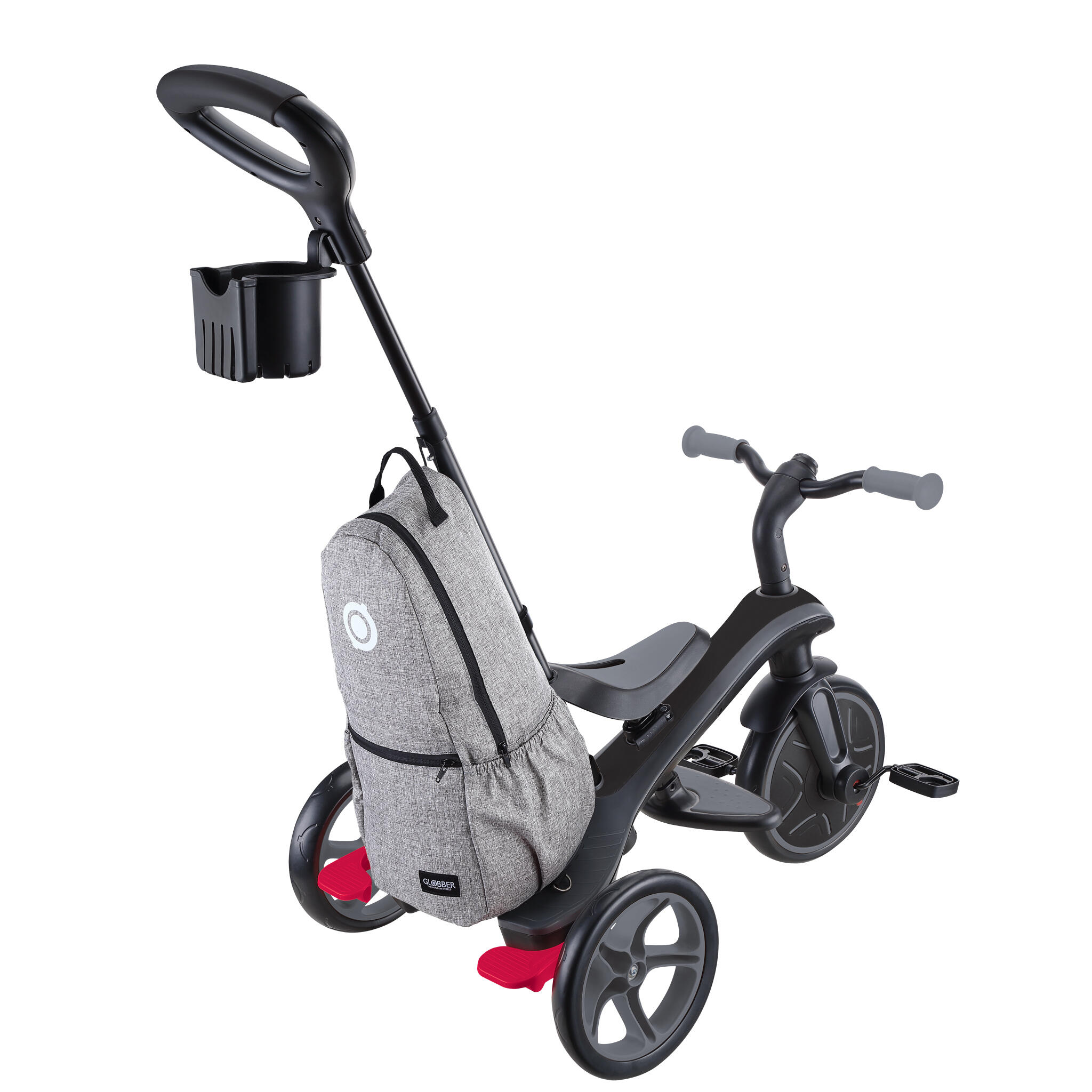 Scooter  Trike Explorer 4 in 1 Deluxe Play  Black Grey 6/7