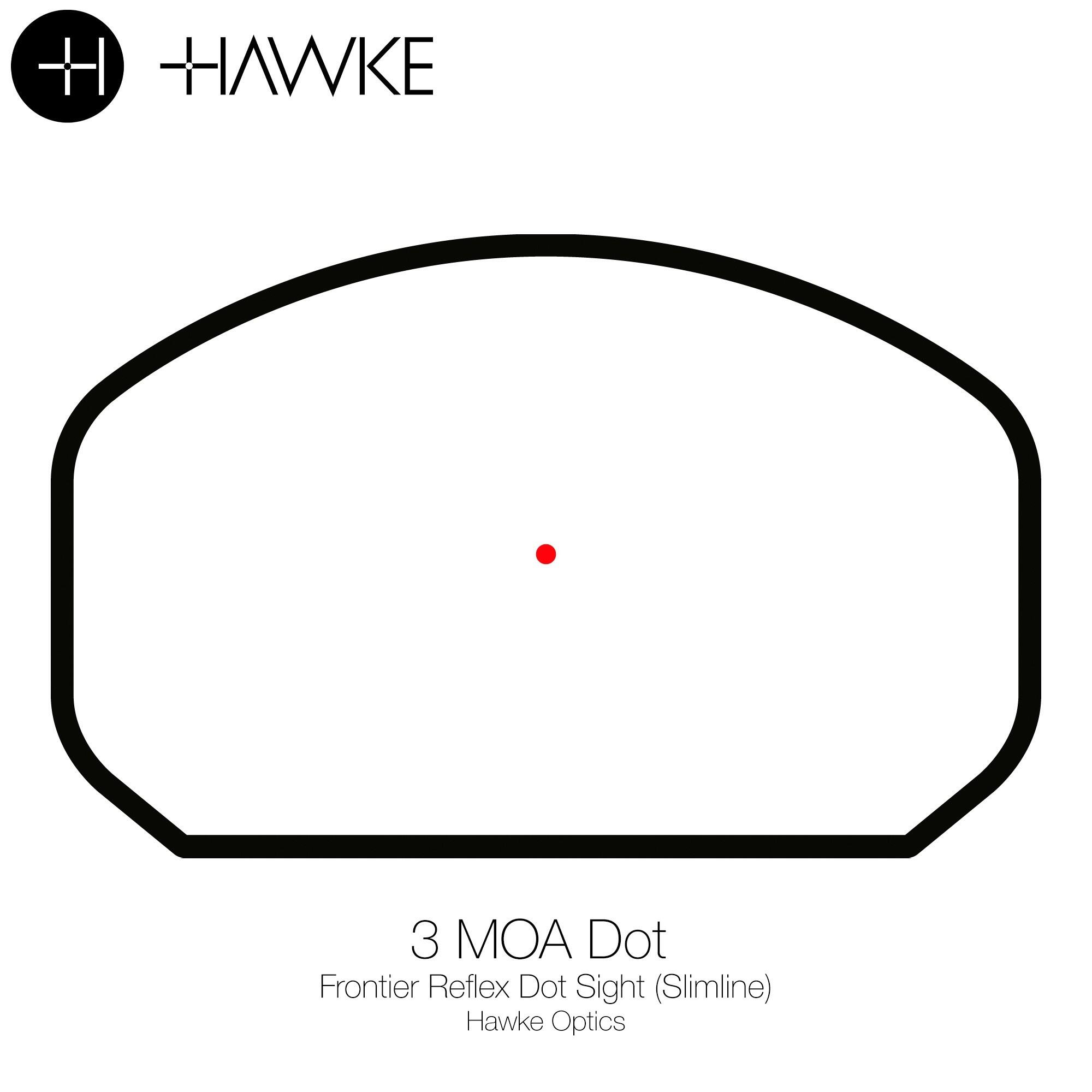 Mira Red Dot Sight Reflex Hawke Frontier 1X24 (3 MOA Dot Slimline) Weaver RMSc 5/5