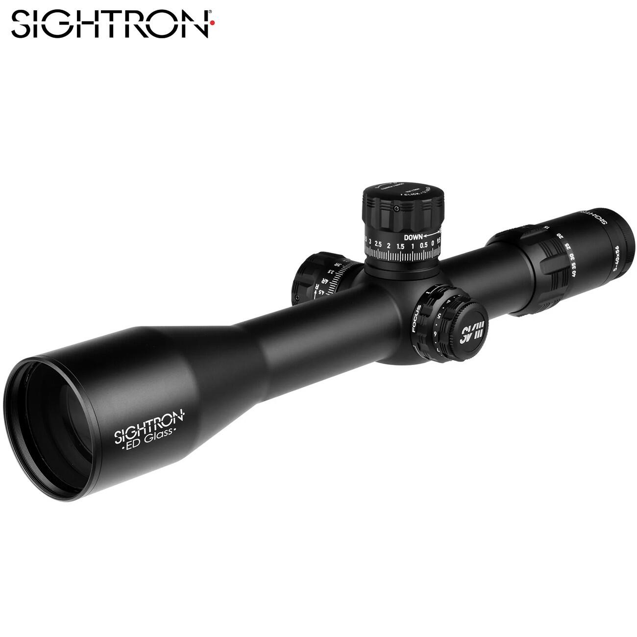 SIGHTRON Visor Sightron SVIII 5-40x56 ED FFP IR Zero Stop LRM