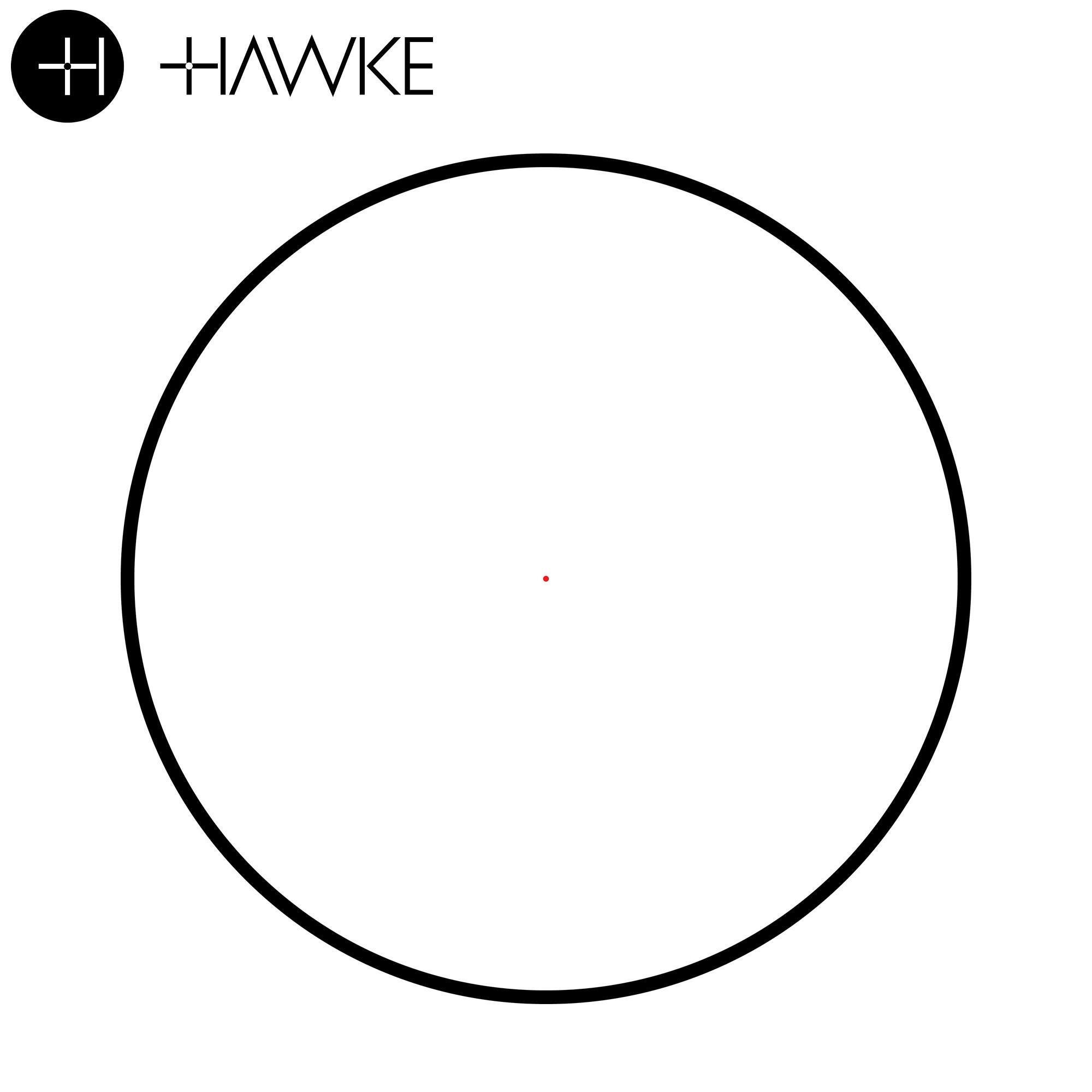 Mirino Hawke Frontier 1X22 Red Dot (2 MOA DOT) Weaver/Micro T-2 5/5