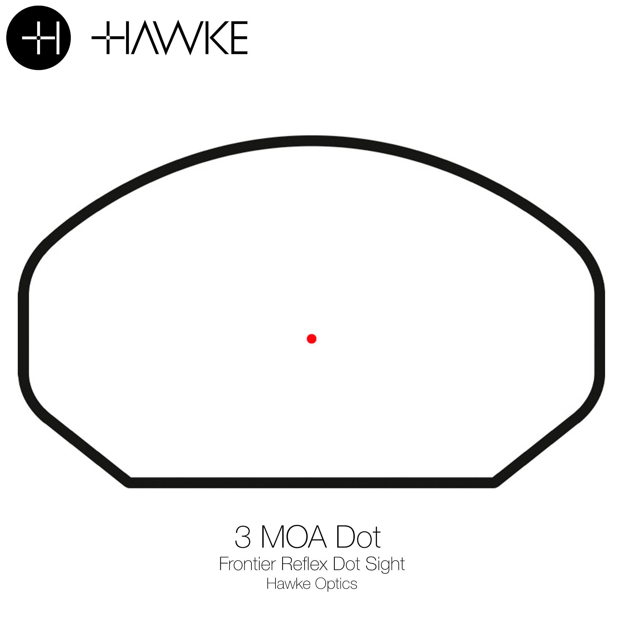 Mira Red Dot Sight Reflex Hawke Frontier 1X30 (3 MOA Dot) Weaver Docter 5/5