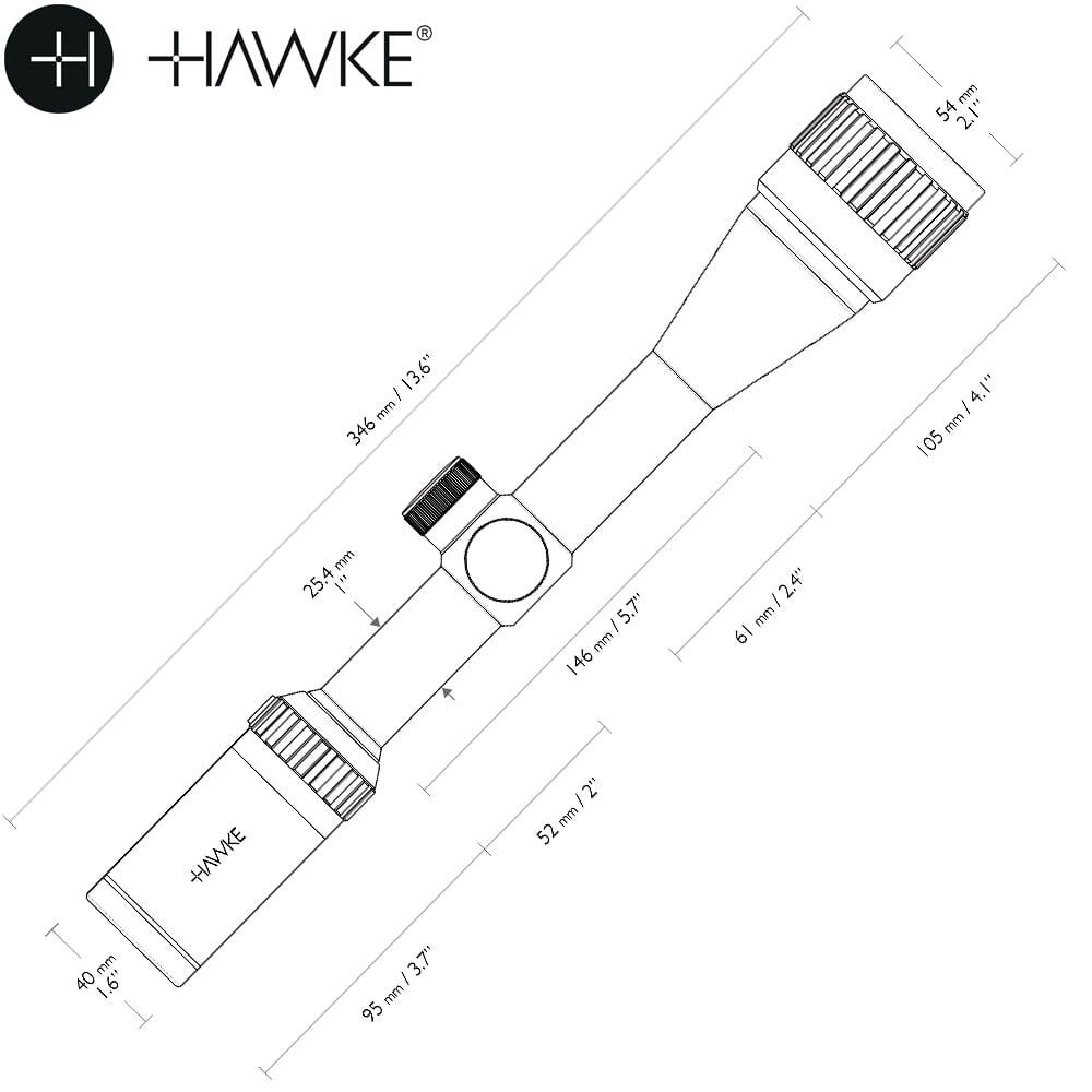 Mira Hawke Vantage 4-12X40 AO 3/6