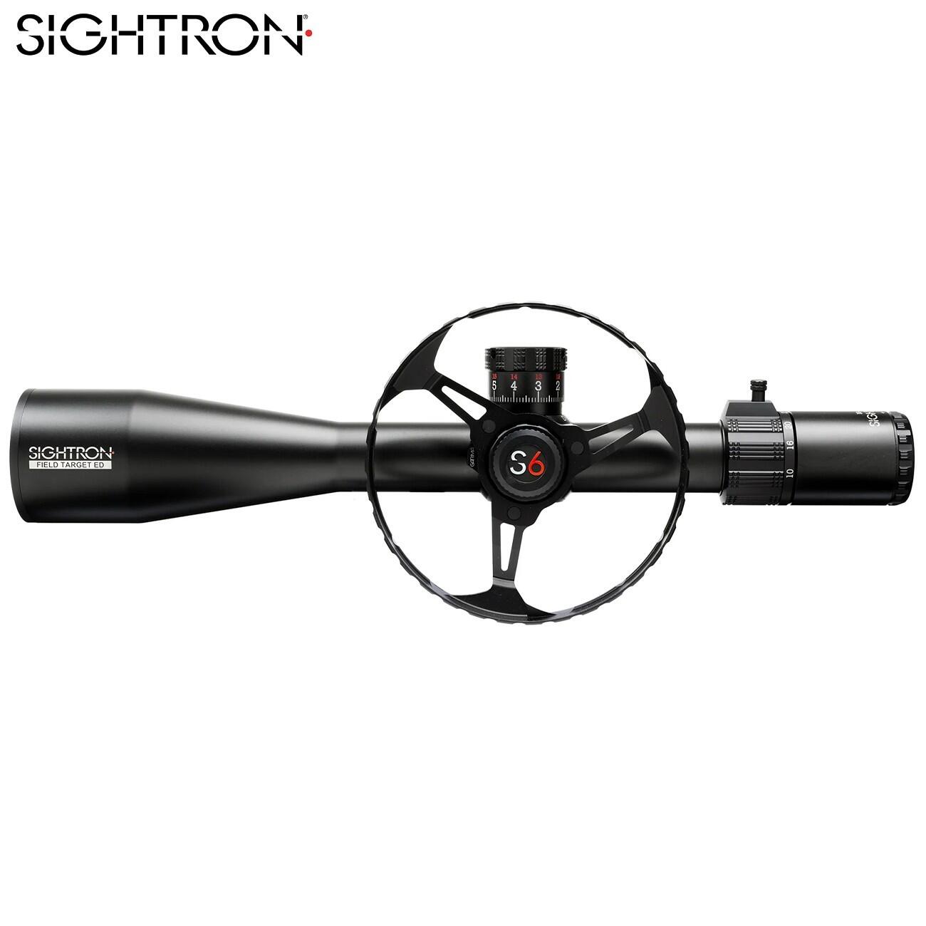 Visor Sightron S6 10-60x56 ED FT Field Target MOA-2FT Side-Wheel 3/6
