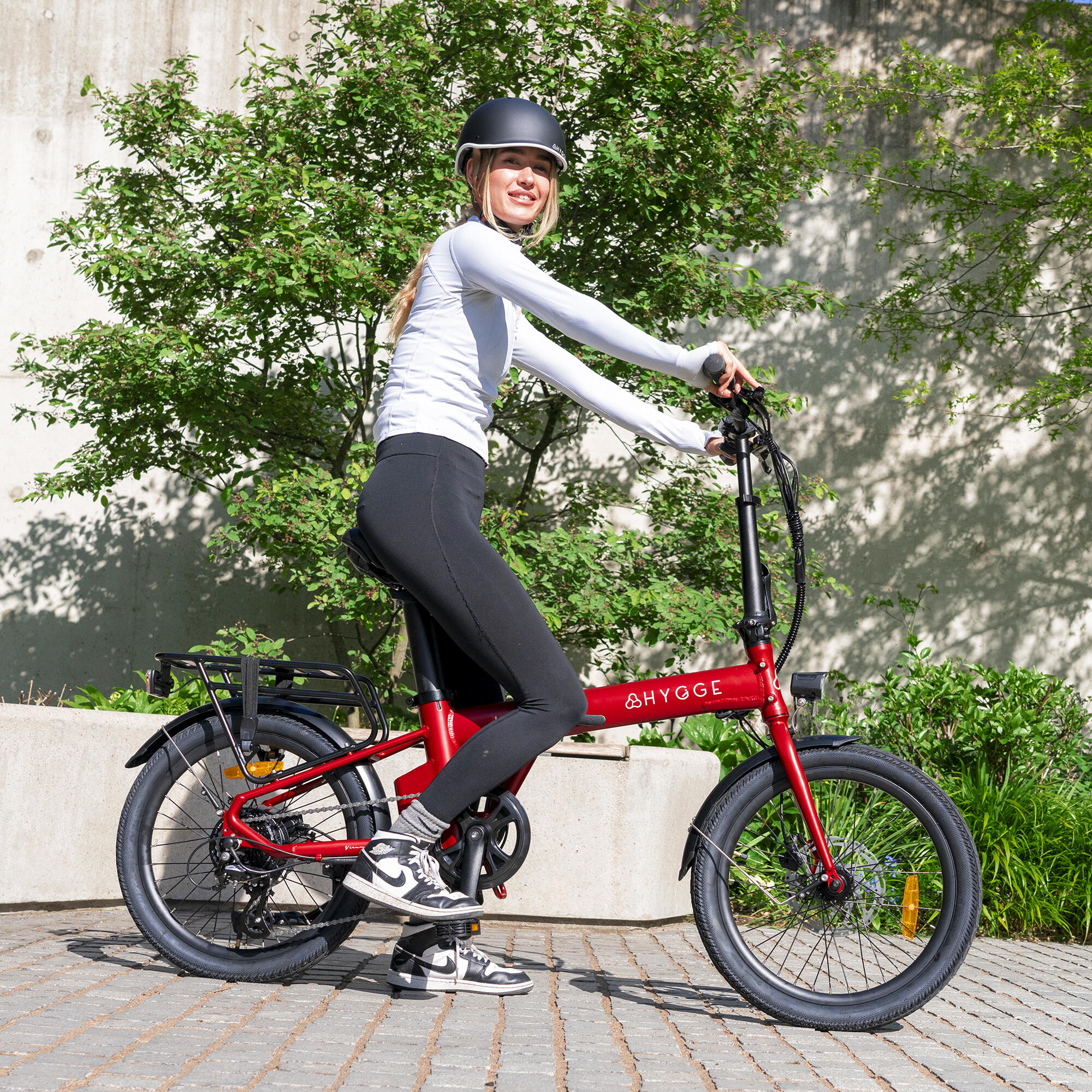 Virum 2025 - Opvouwbare ultralichte e-bike 36V 10Ah - Sangria Rood 3/8