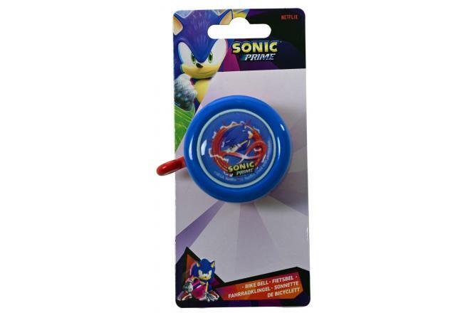 CLIP SONIC Sonic Prime Fietsbel voor Jongens - Blauw en Rood