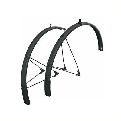 Sks bluemels 46mm spatbord set - zwart voor fietsen