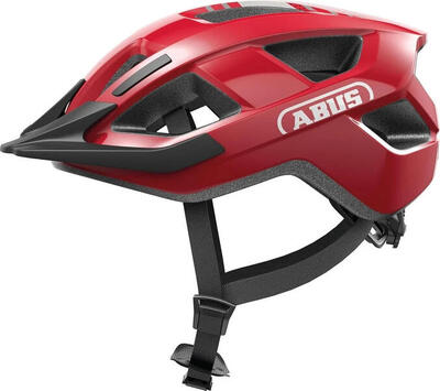 Abus aduro 3.0 led fietshelm in blaze rood l 58-62cm
