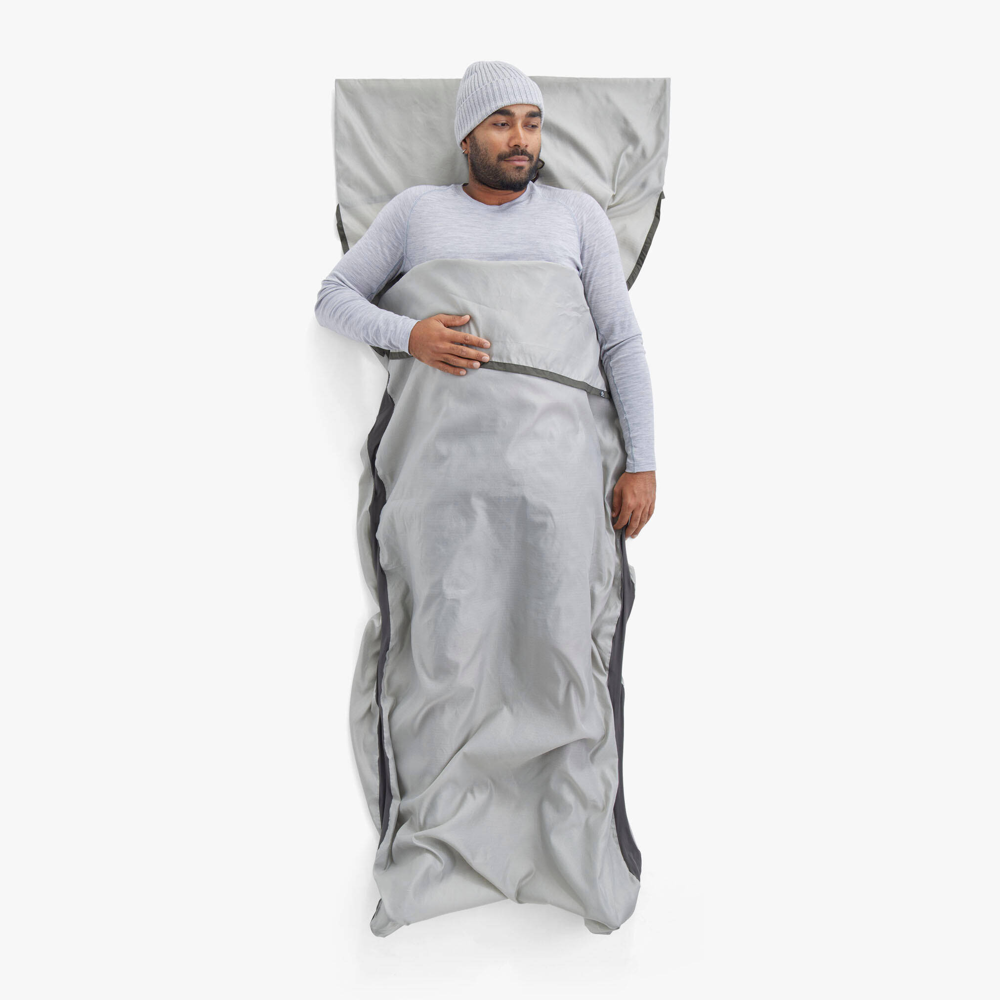Sea to Summit Silk Blend Sleeping Bag Liner - Rectangular with Pillow Sleeve -  2