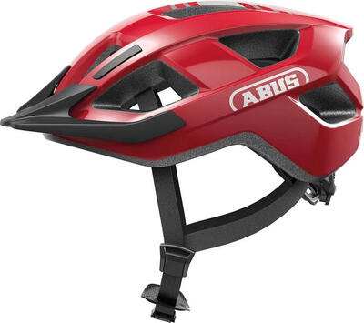 Abus aduro 3.0 led fietshelm in blaze red m 52-58cm