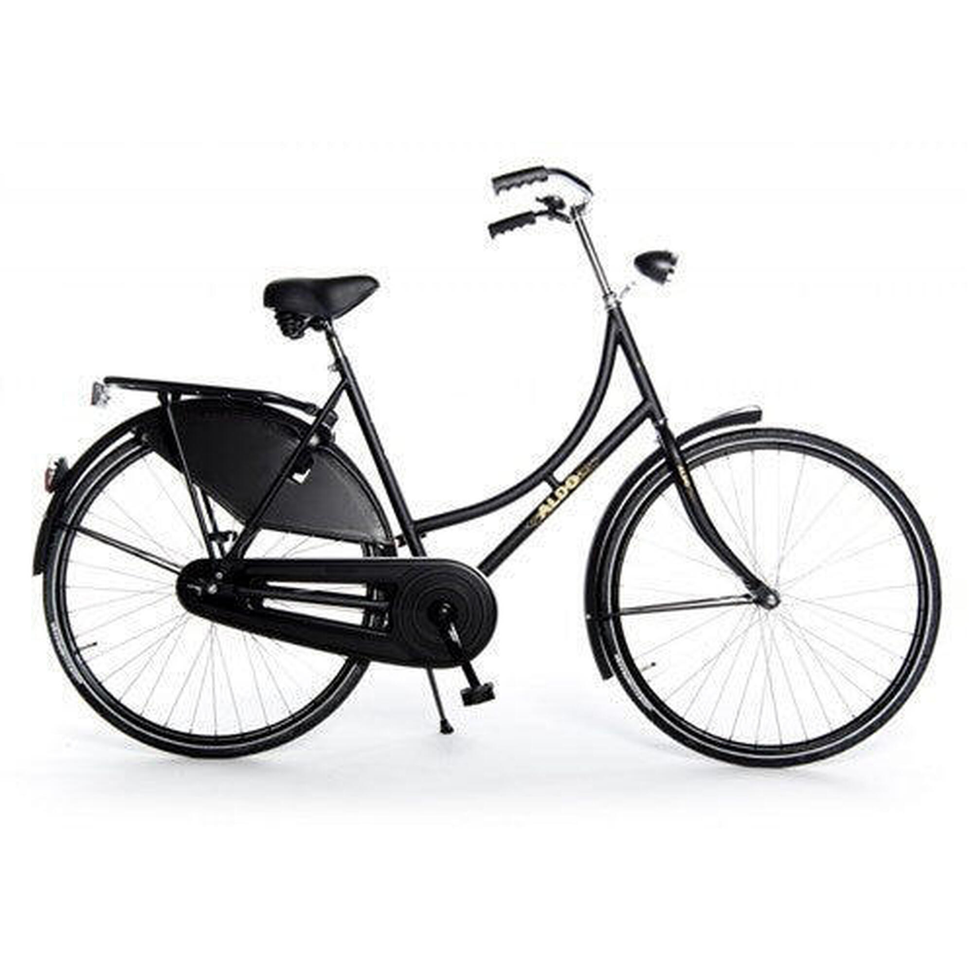 Aldo 28 pouces vélo Oma 57cm noir mat