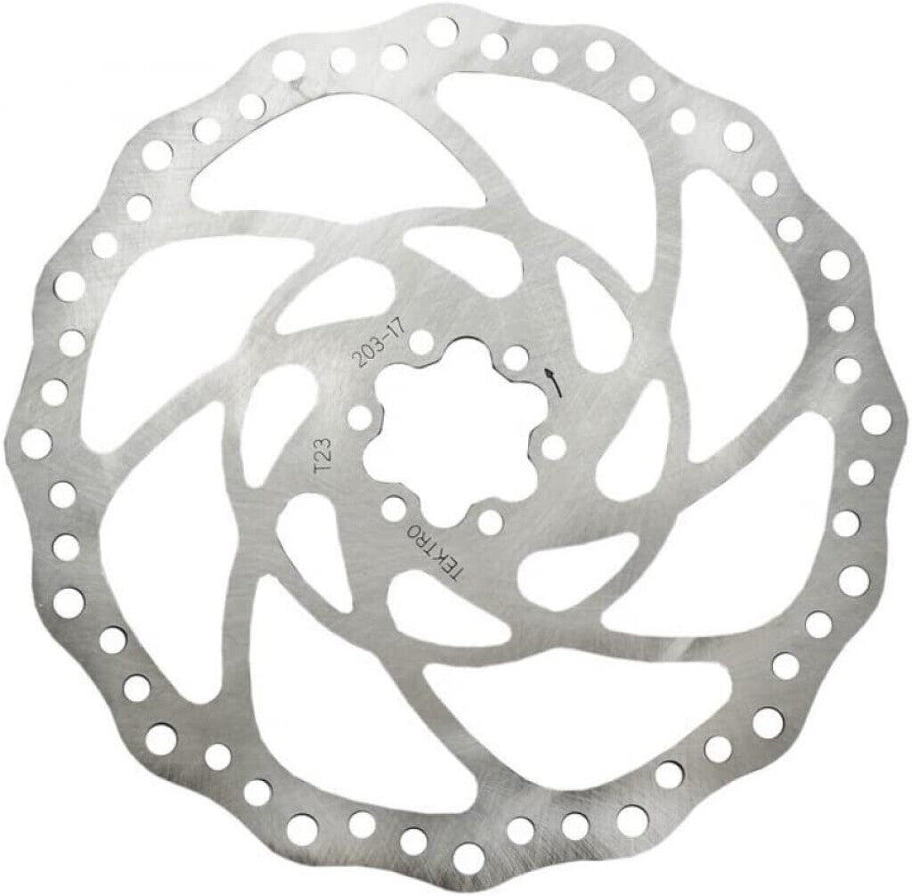 TEKTRO Tektro schijfrem rotor TR203-1 Polygon Airflow Ø203mm, zilver