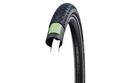 Schwalbe marathon 28x1.25 voorvork met greenguard bescherming