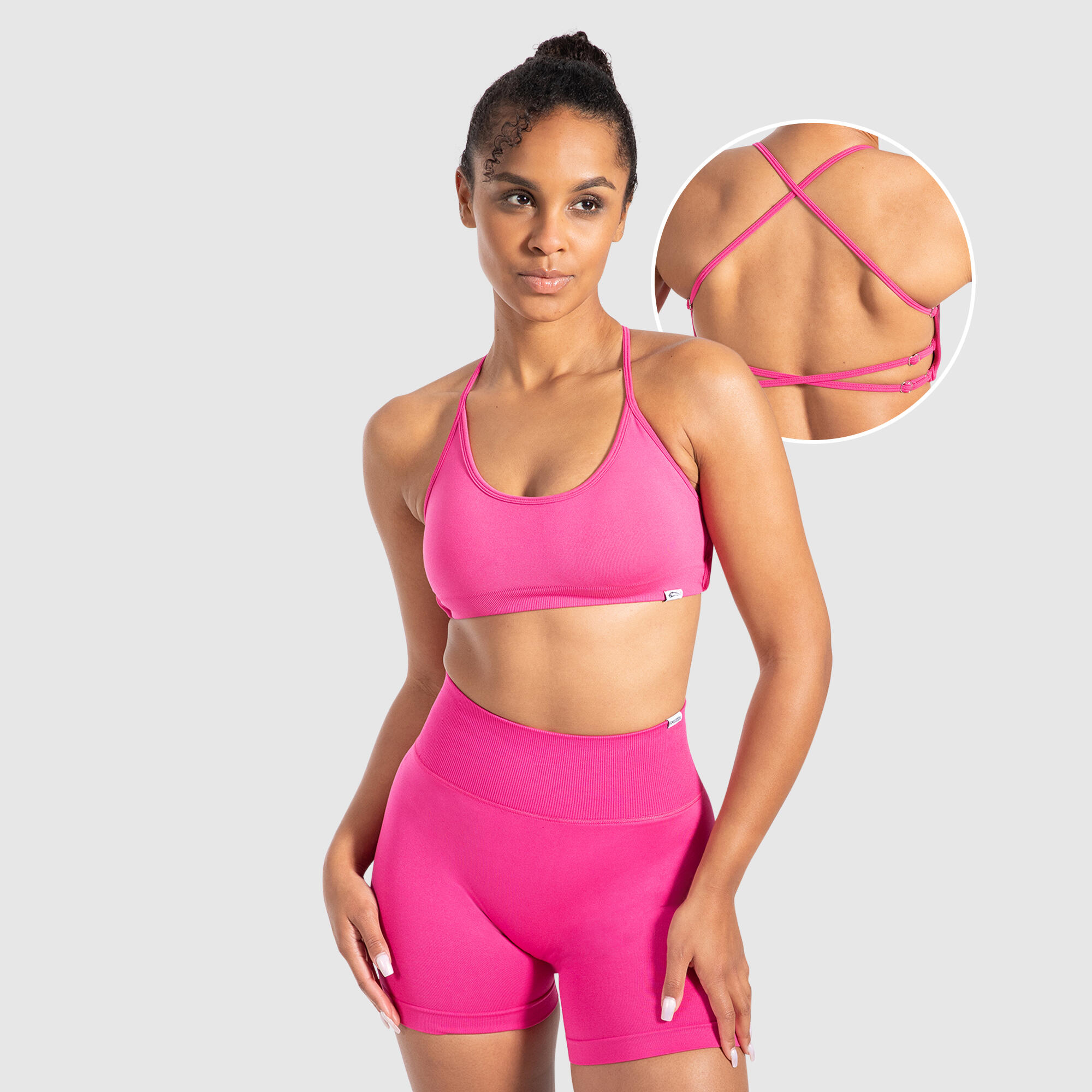 SMILODOX Damen Sport BH Sena Pink