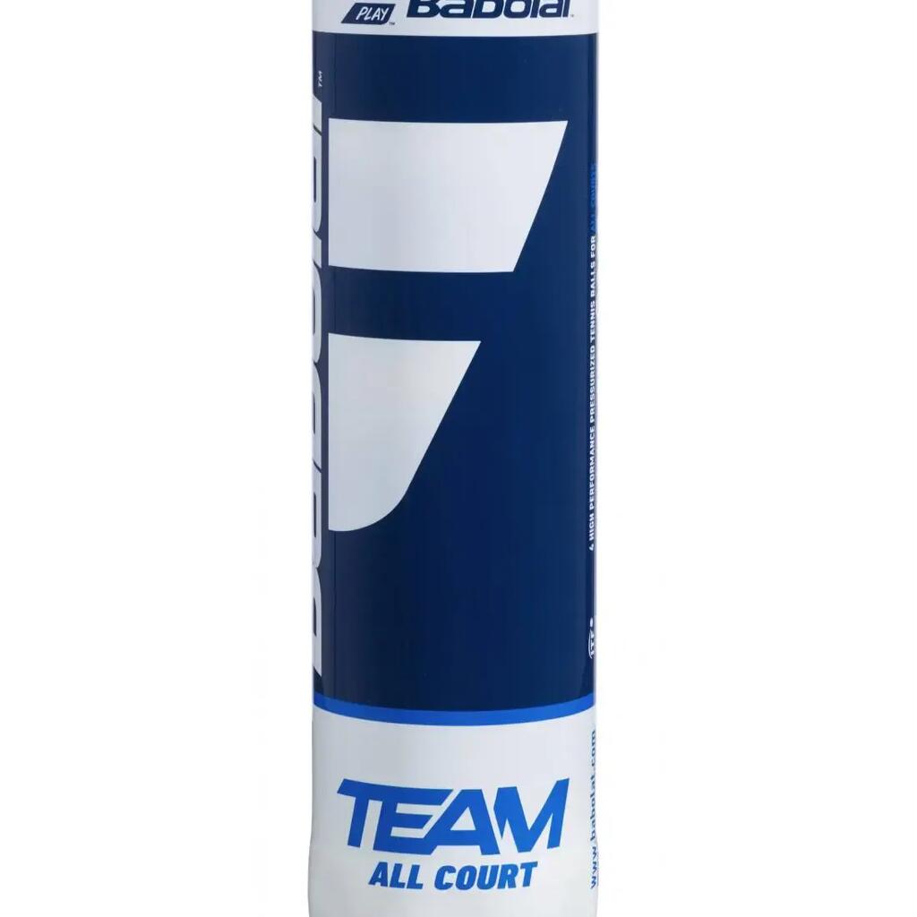 Babolat Team 4 Pressurised Tennis Ball Pack of 4