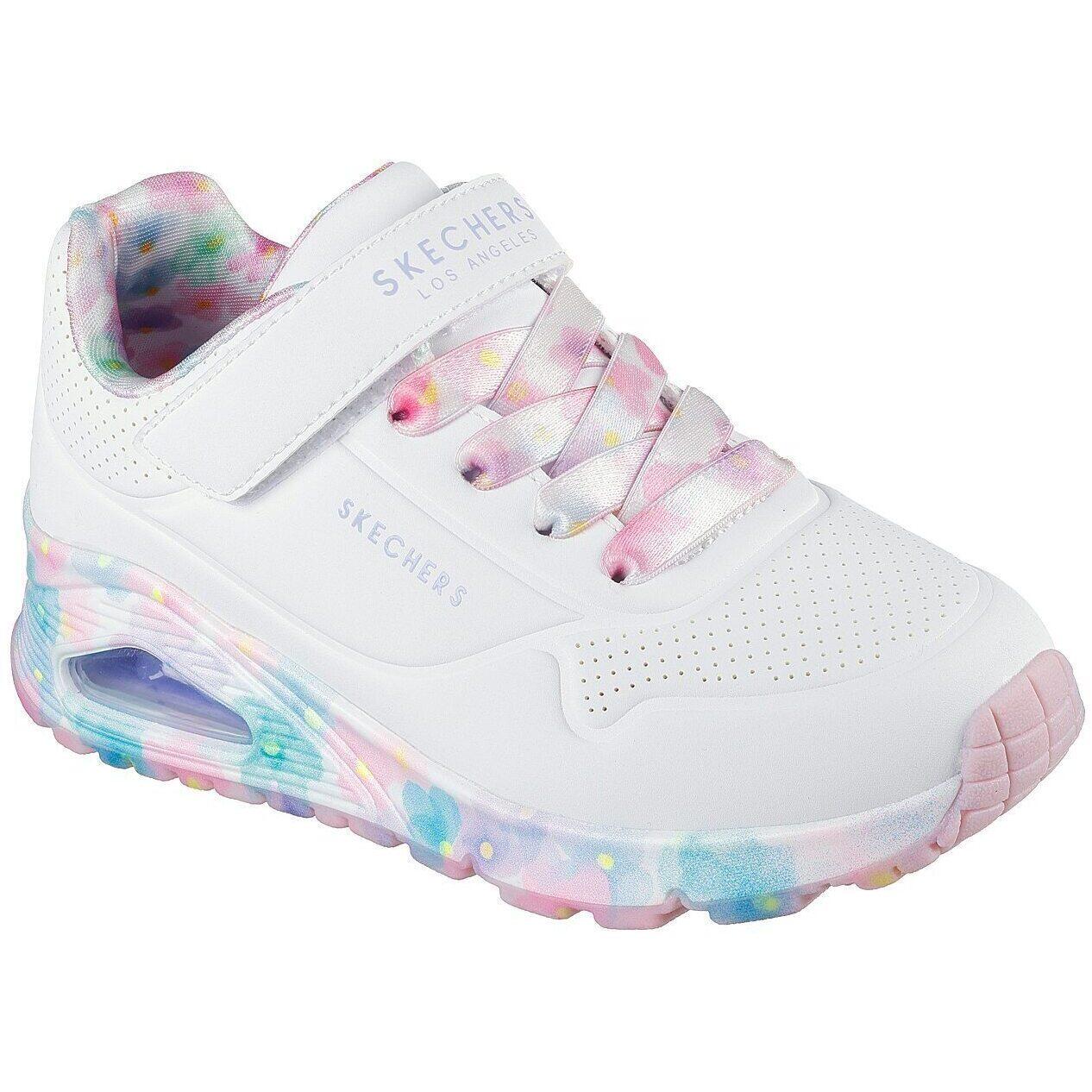Skechers - Baskets Skechers Uno Gen1 - Fresh Blo, Blanc, Enfants - Baskets - Blanc - 28 - Decathlon
