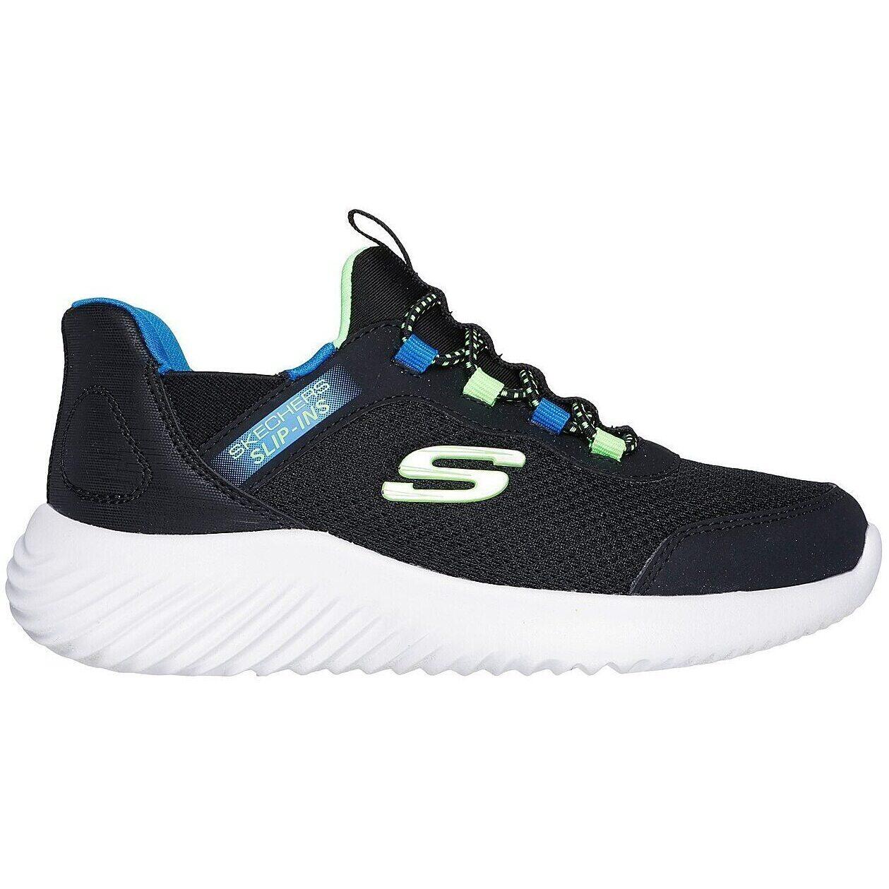 Scarpe da ginnastica Skechers Bounder - Brisk-burs, Blu, Bambini 3/5