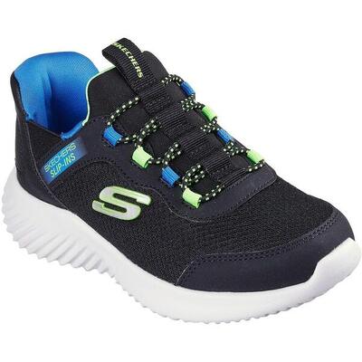 Zapatillas niño Skechers Bounder - Brisk-burs Slip-ins Gris