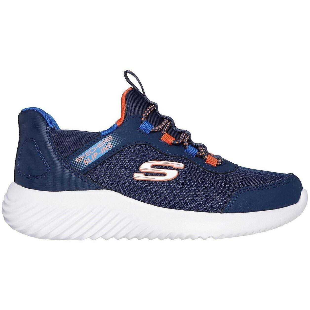 Sneakers Skechers Bounder - Brisk-burs, Blauw, Kinderen 3/5