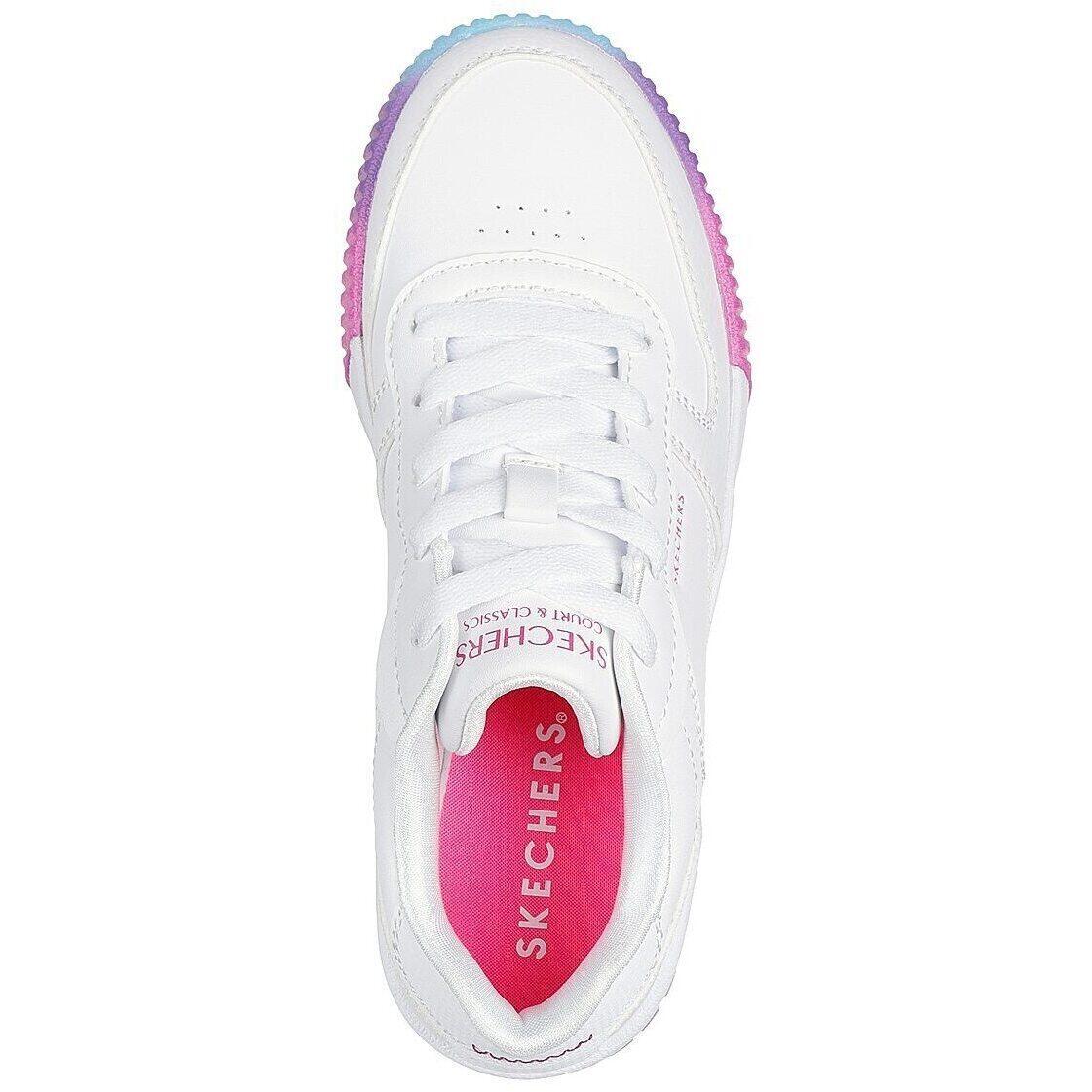 Baskets Skechers Jade, Blanc, Enfants 2/5