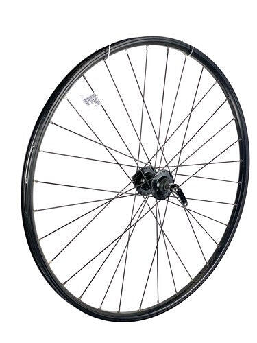 Rodi 28 Zoll Vorderrad mit schwarzer Scheibenbremse und 6 Löchern