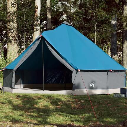 Tente Familiale pour 12 Personnes - Tipi Imperméable en Bleu