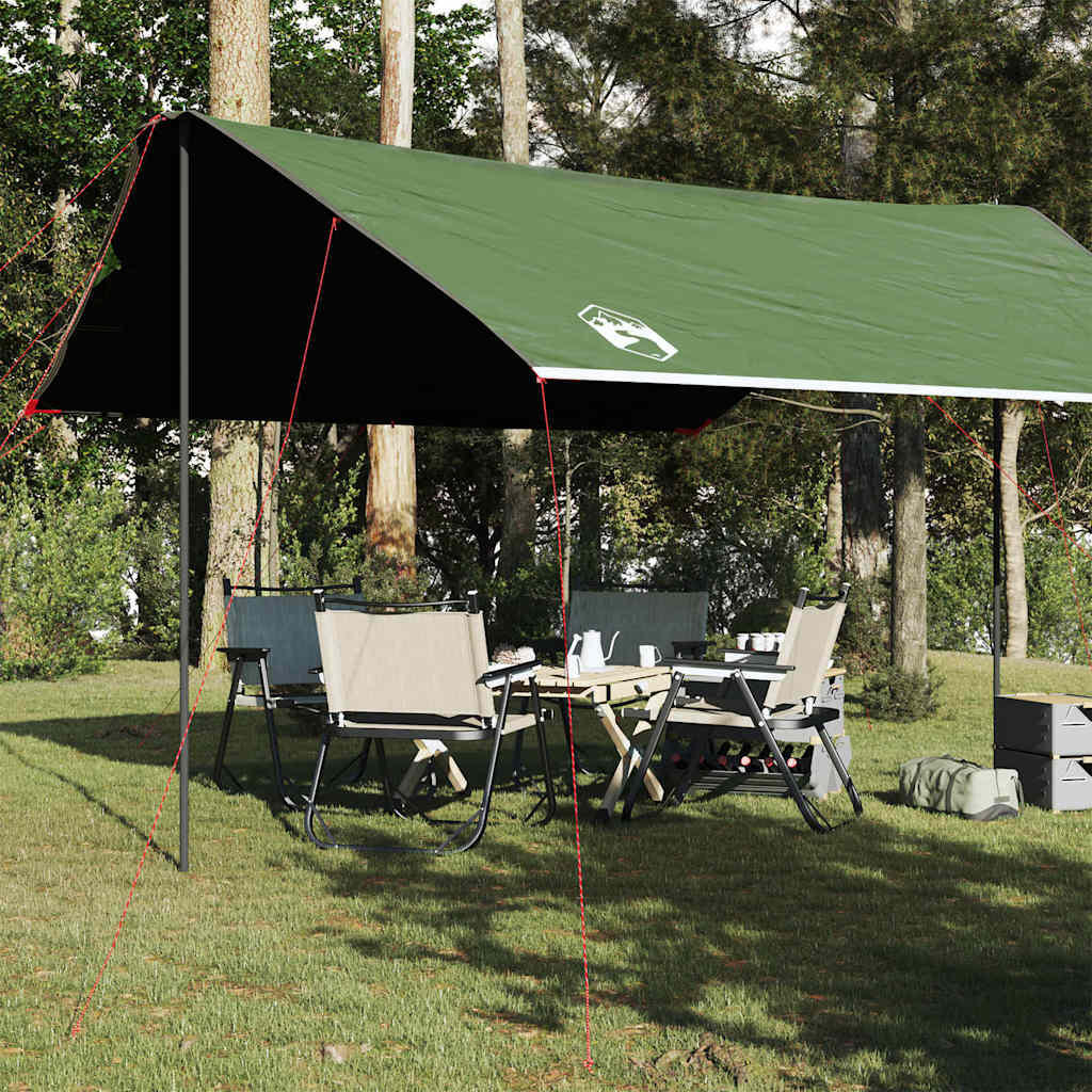 VidaXL Wasserdichte Camping-Baldachin 460x305 cm Grün 1/7