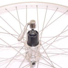 Roland achterwiel 26 x 1.75 cassette 8v aluminium zilver