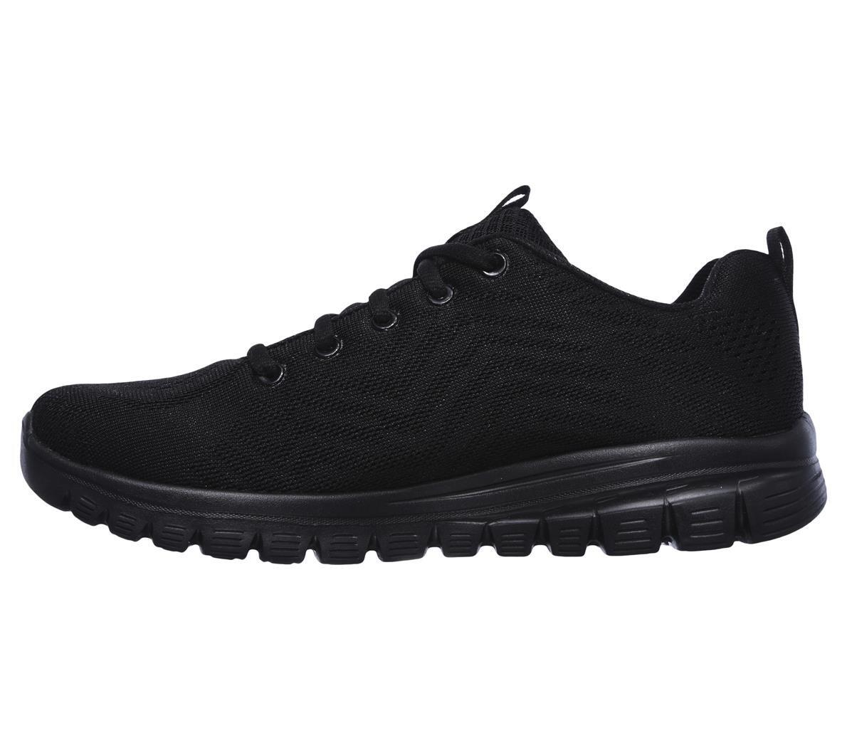 Zapatillas Skechers Mujer Graceful Negras 7/7