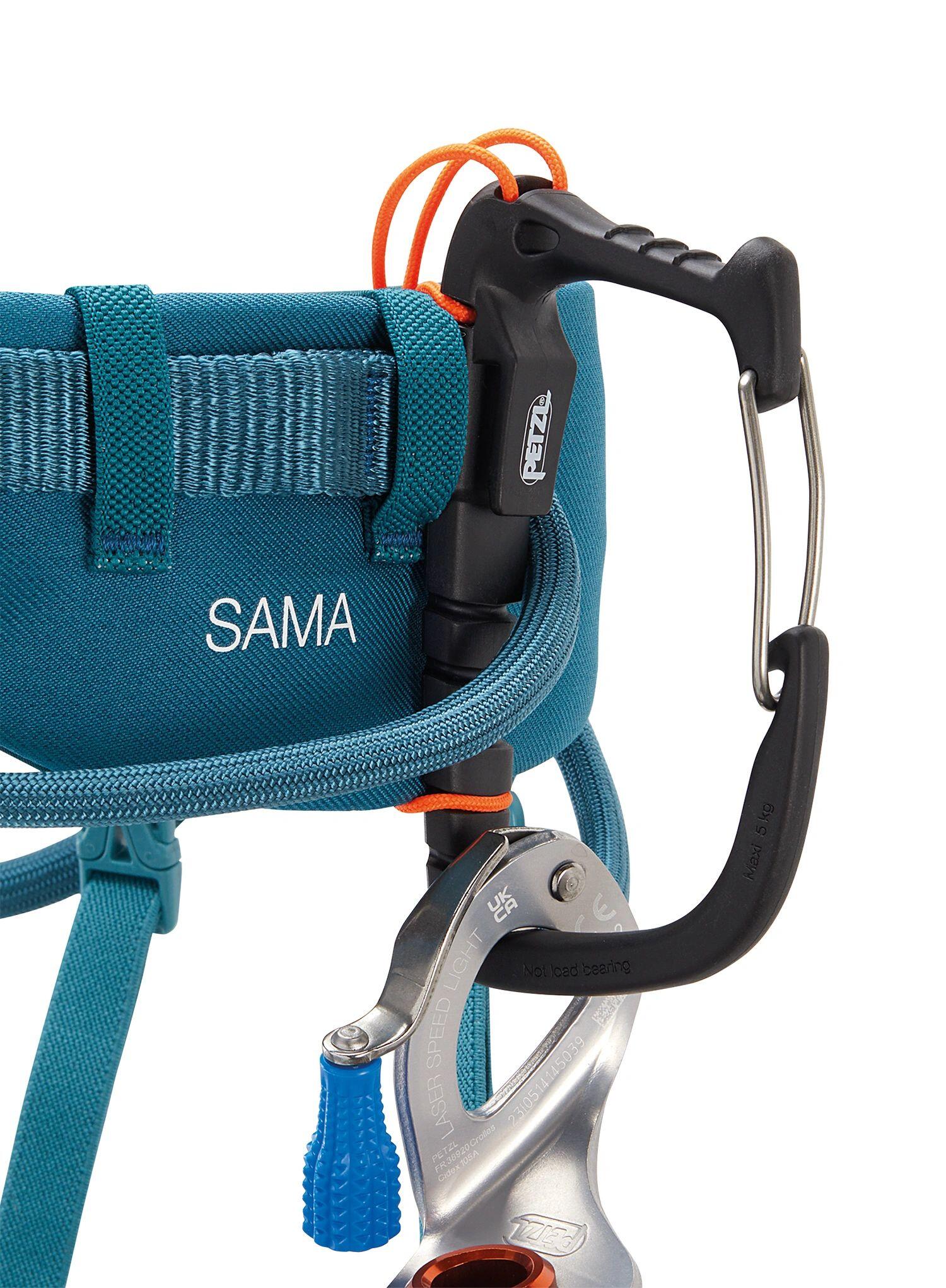 Harnas Petzl Sama S blauw, licht en comfortabel 6/7