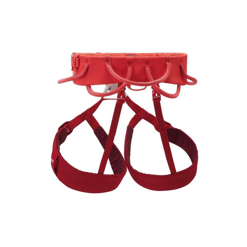 Harnaș PETZL LUNA femei Coral Red ajustabil 5 porte-matériels