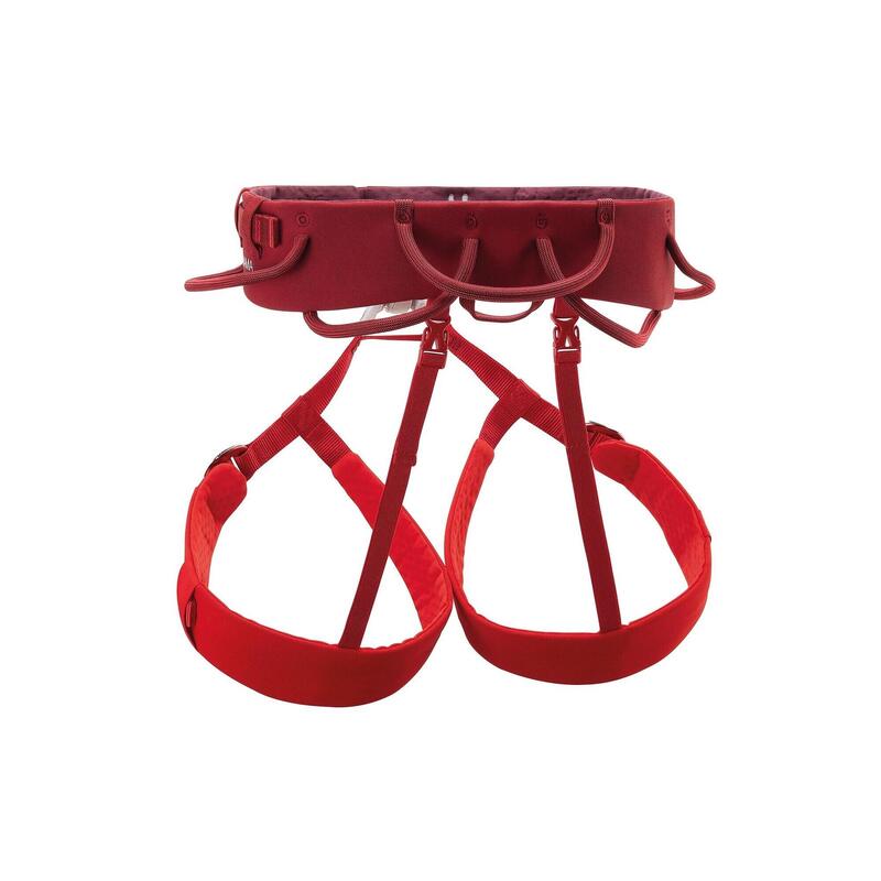 Harnais Petzl Adjama S roșu reglabil