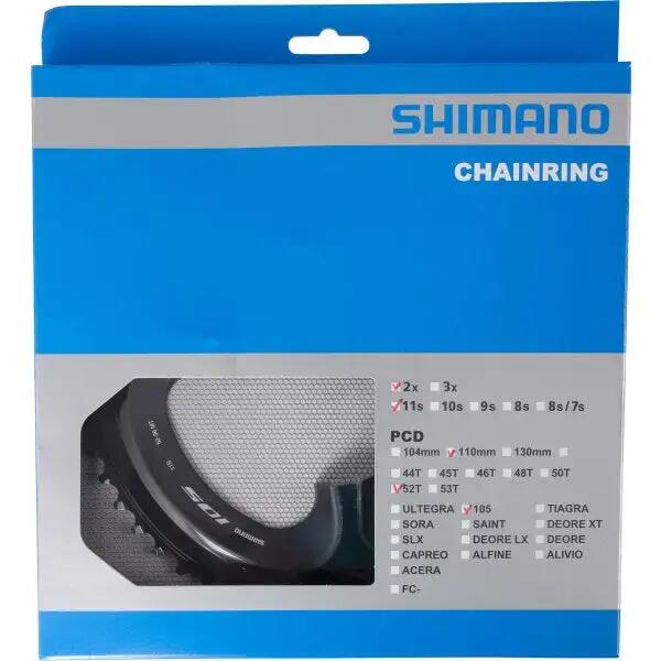 Shimano 105 Chainring 11V 52T FC-R7000 Black