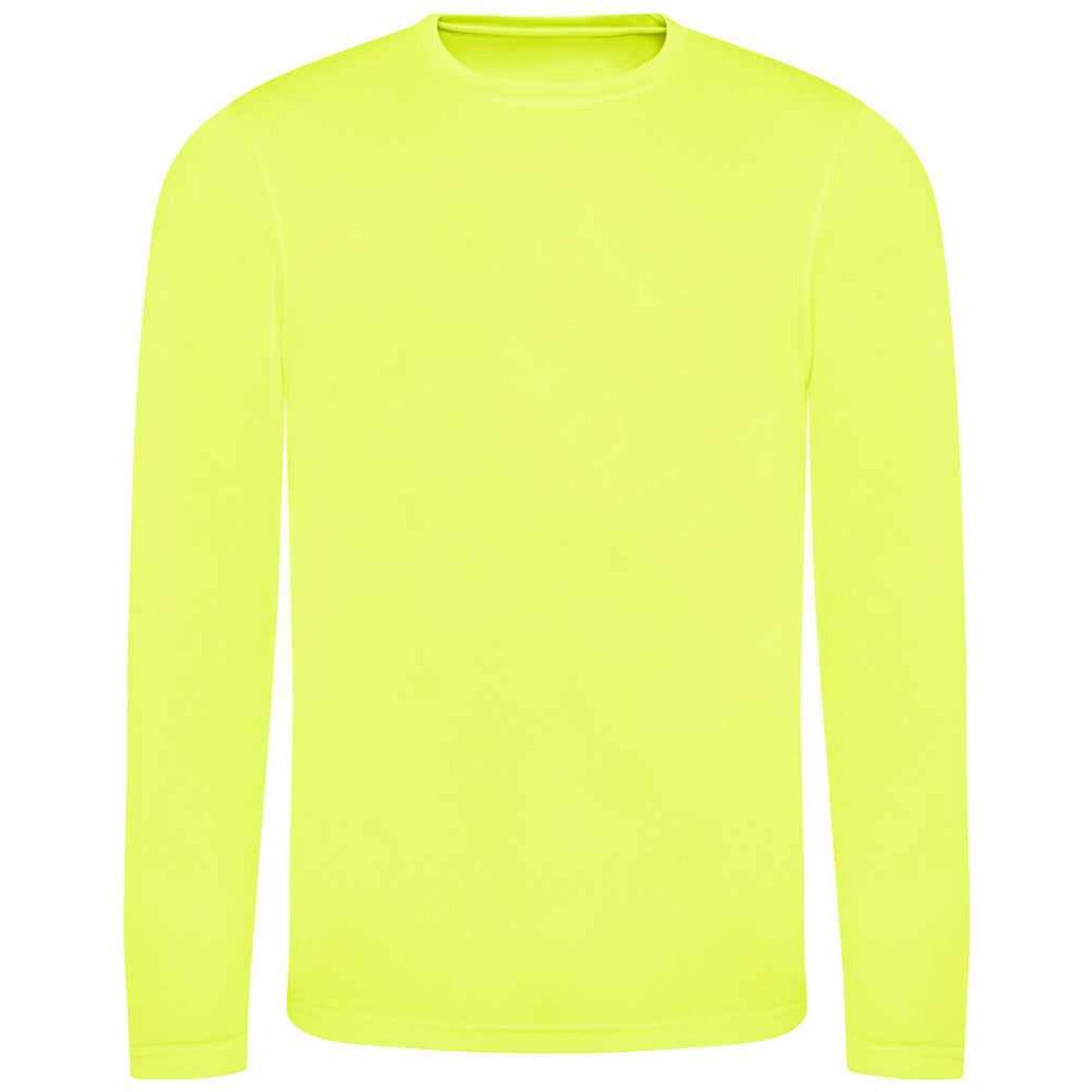 AWDis Cool Mens Moisture Wicking Long-Sleeved T-Shirt