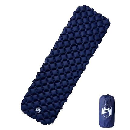 Matelas Gonflable Vidaxl 190x58x6 cm Bleu Marine