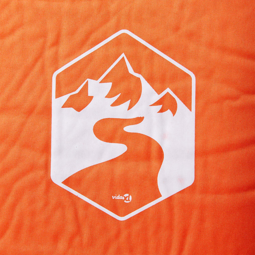 Colchón de Camping Vidaxl Autoinflable con Almohada - Naranja Individual 4/4