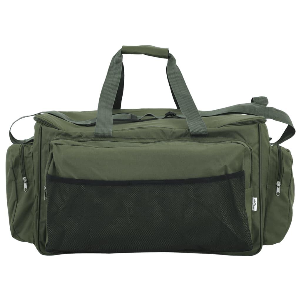 Bolsa de pesca VidaXL Vistas impermeable Oxford verde oscuro 3/3