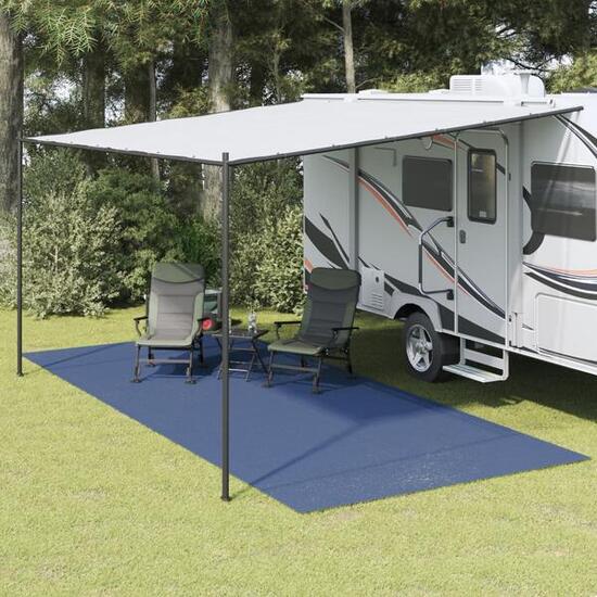 Hochwertiger Vidaxl Zelt Teppich 6x2,5 m Blau