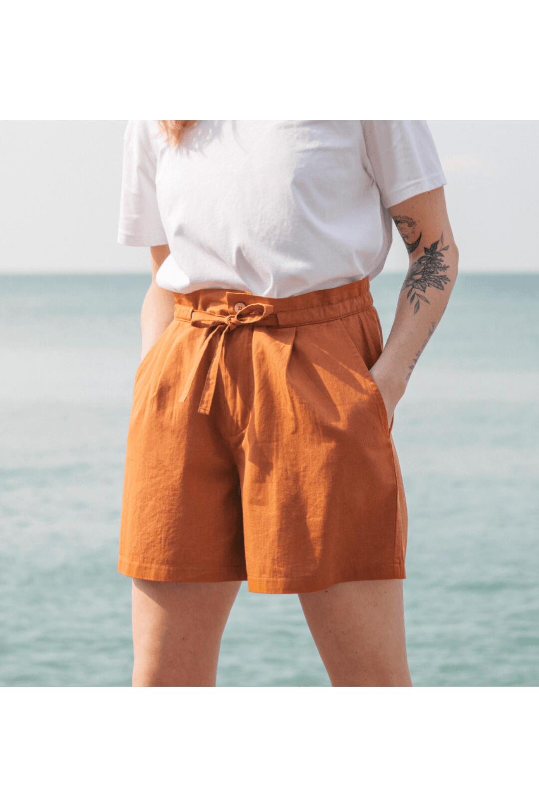 RAPANUI Cotton Women's Drawstring Shorts