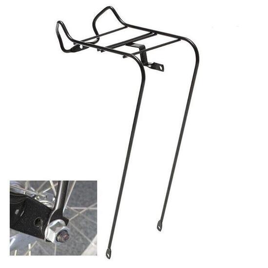 Portacesto Bici Anteriore 26 City Bike Olanda Supporto Cesta Attacco Perno Ruota