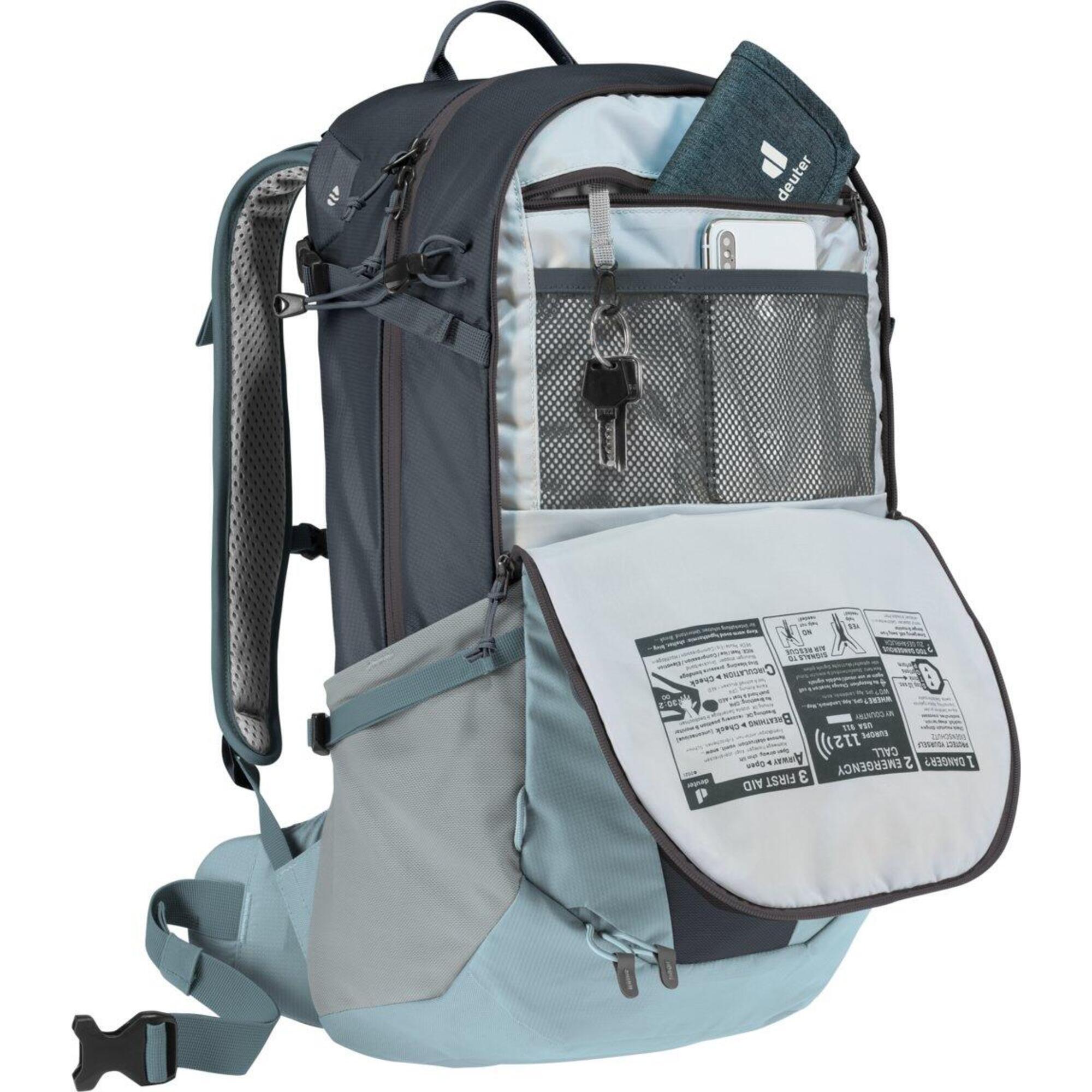 Sac à dos Deuter Futura 23 L Graphite/Shale Aircomfort, bretelles ActiveFit 5/7